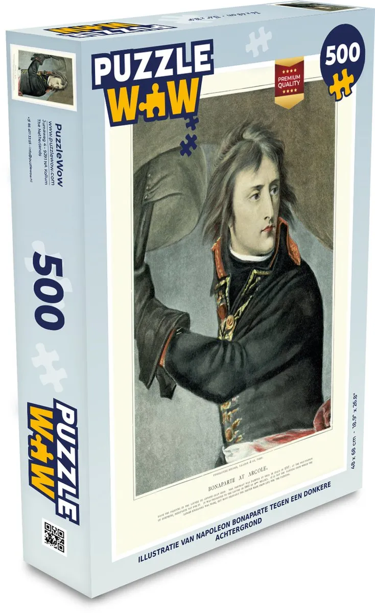 PuzzleWow Napoleon Bonaparte Legpuzzel 500 Stuks