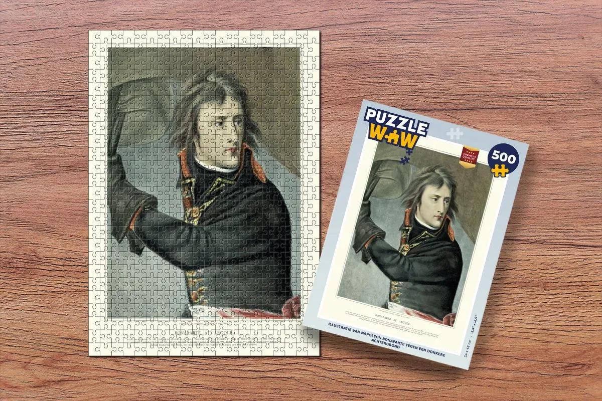 PuzzleWow Napoleon Bonaparte Legpuzzel 500 Stuks - Multicolor