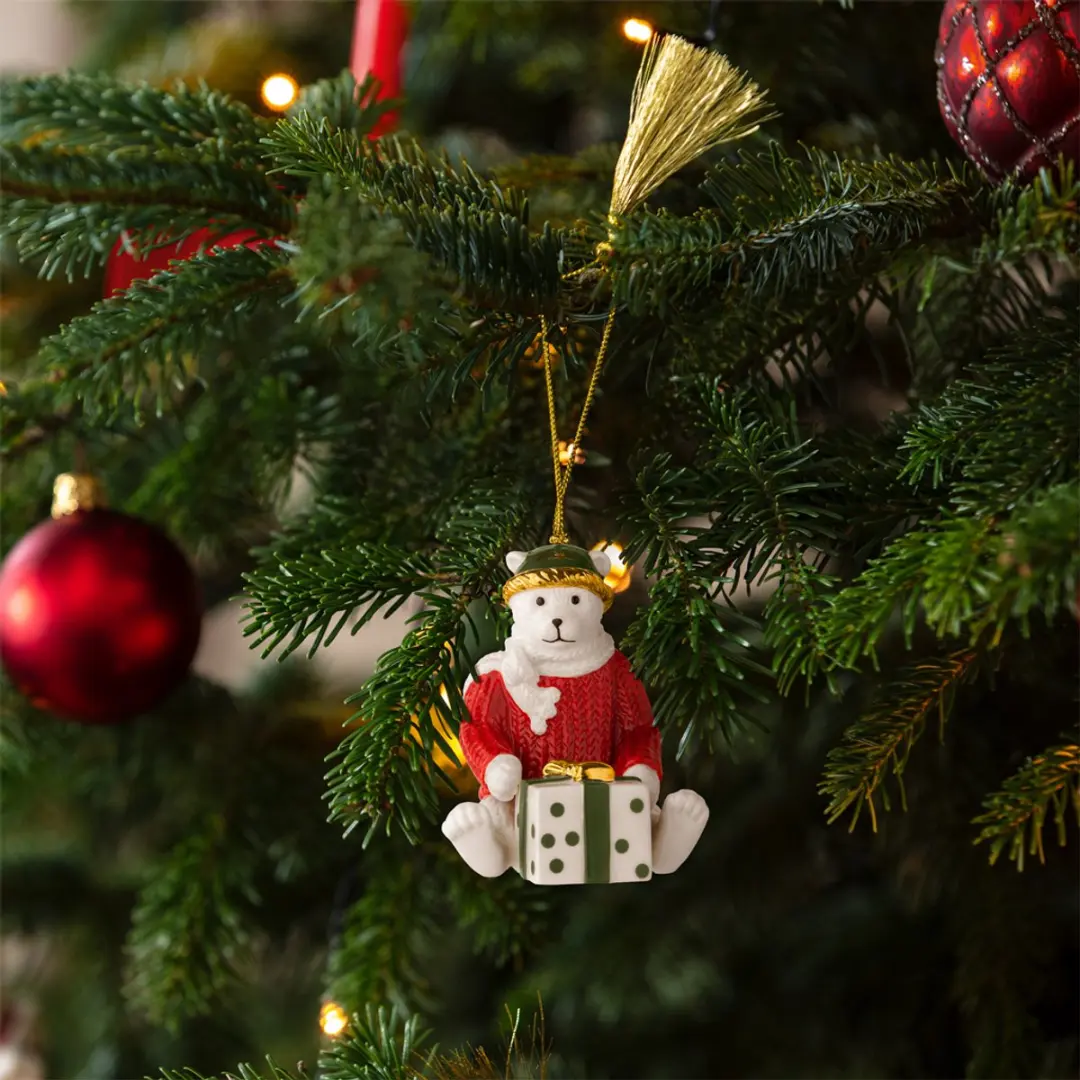 Villeroy & Boch Christmas Classics Kerstbal Teddybeer 2026 - afbeelding 4 van 5
