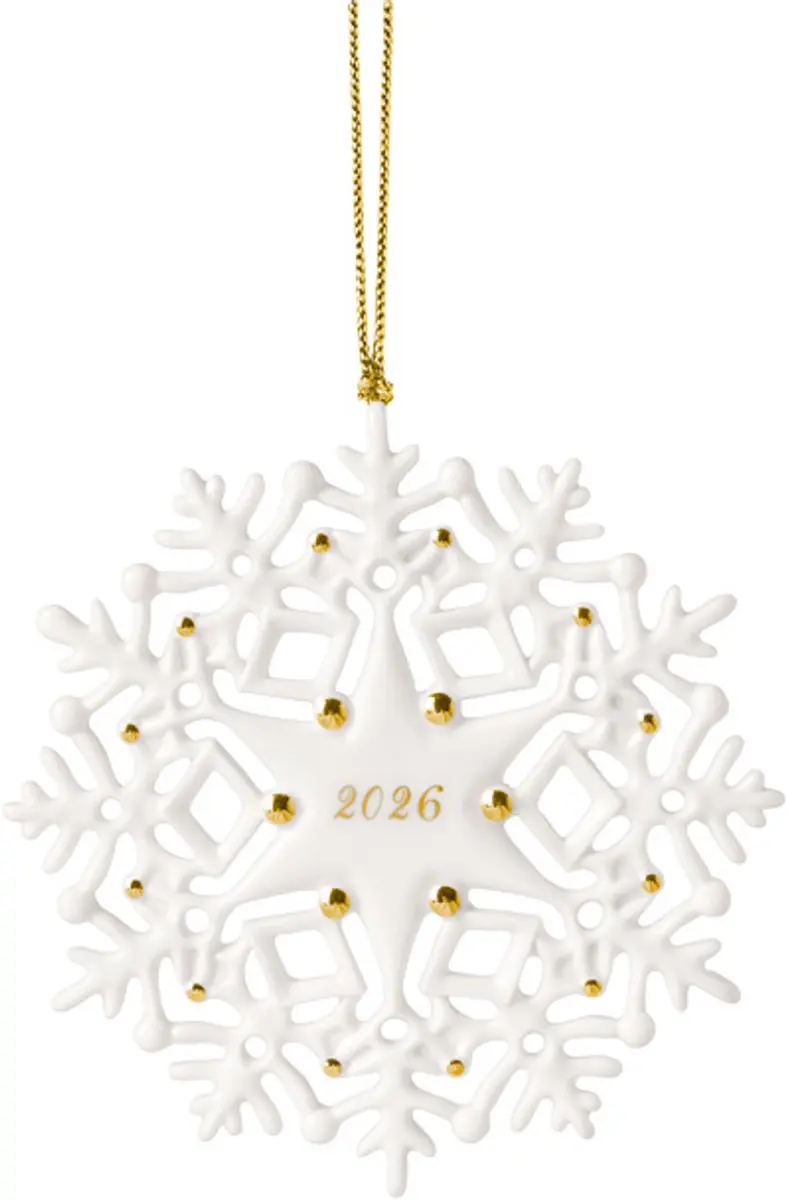 Villeroy & Boch Christmas Classics Sneeuwvlokornament 2026 - afbeelding 3 van 4