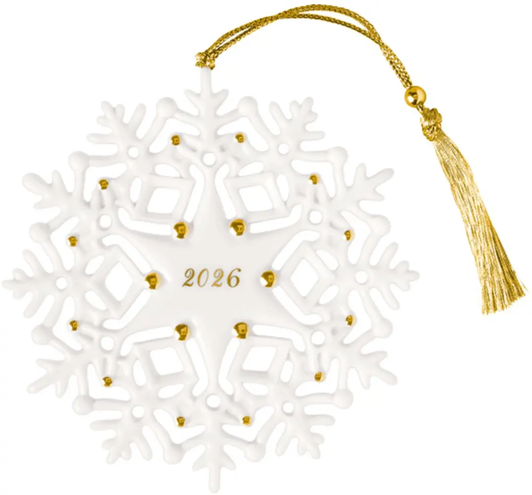 Ornament Schneeflocke 2026 Christmas Classics 0,6 x 11 x 11 cm