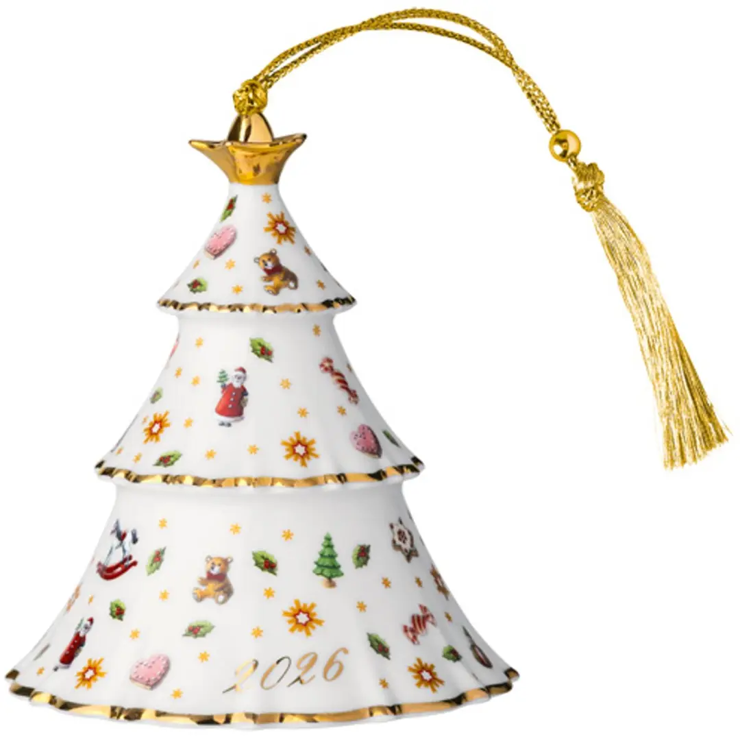 Ornament Weihnachtsbaum 2026 Christmas Classics 7,4 x 7,4 x 8,4 cm