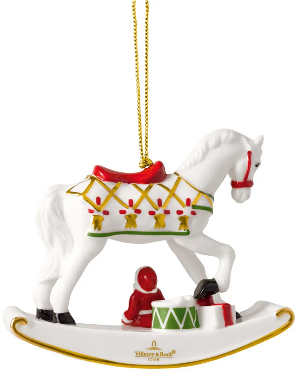 Villeroy & Boch Christmas Classics Schommelpaard Ornament - afbeelding 3 van 5