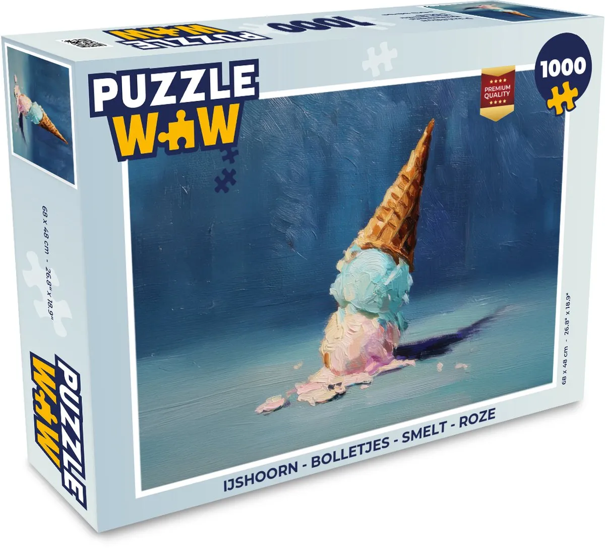 PuzzleWow IJshoorn Bolletjes Legpuzzel 1000 Stuks