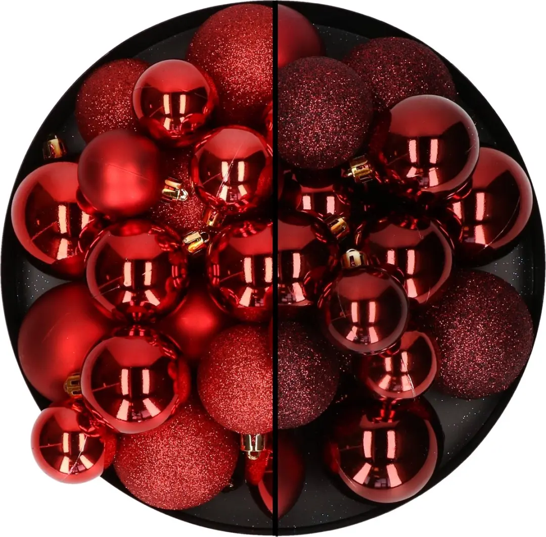 Kerstballen 60x stuks