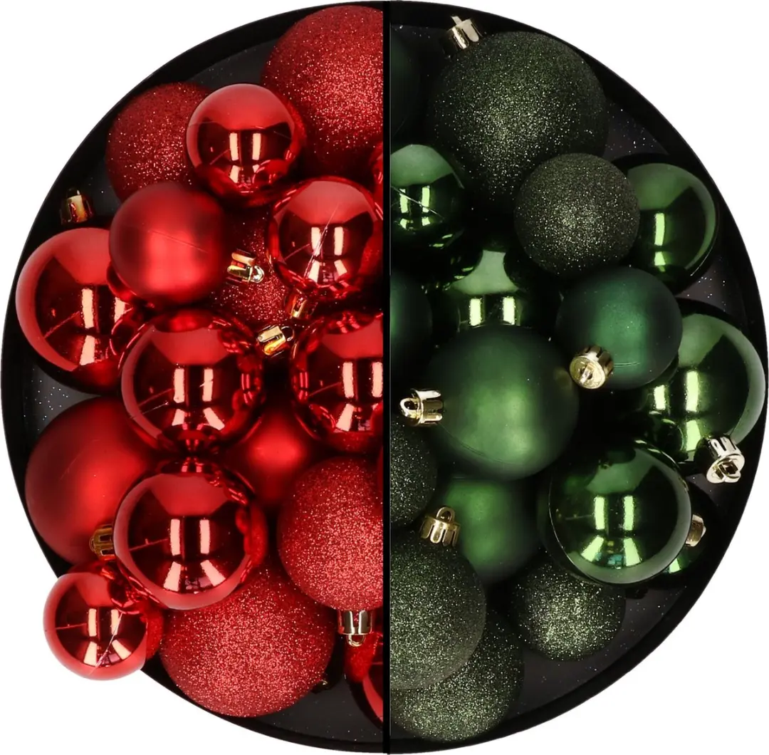 Kerstballen 60x stuks