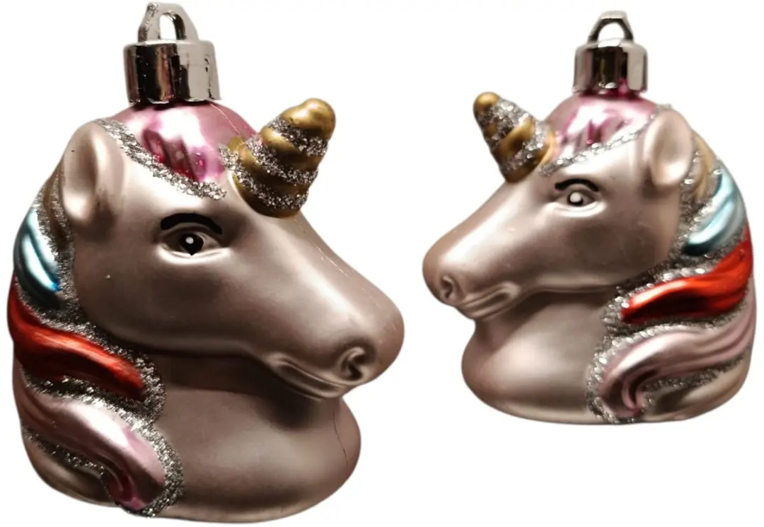 Kerstornament 5 cm lang