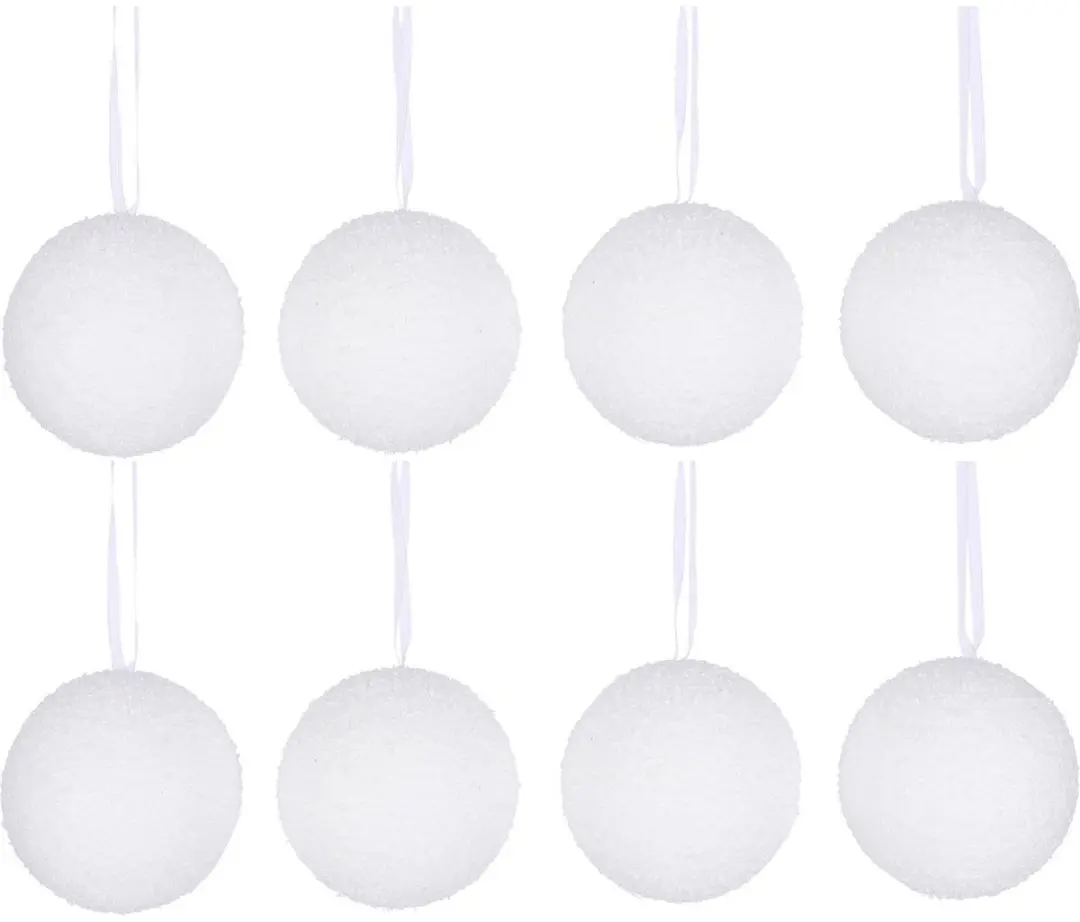 Decoris Kerstballen sneeuw