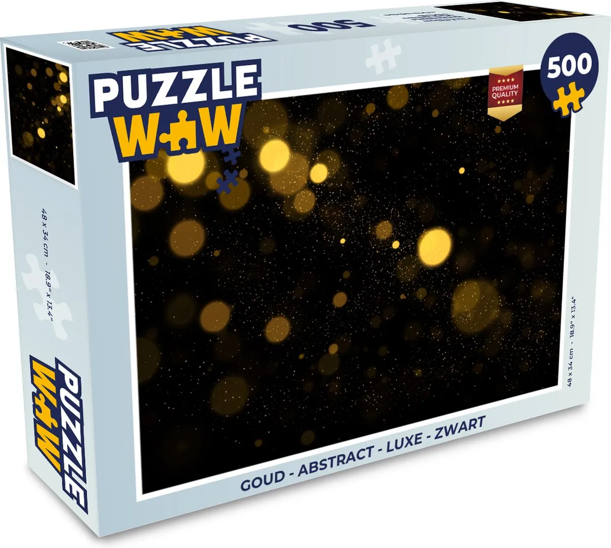 PuzzleWow Abstract Puzzel 500 Stuks - Multicolor