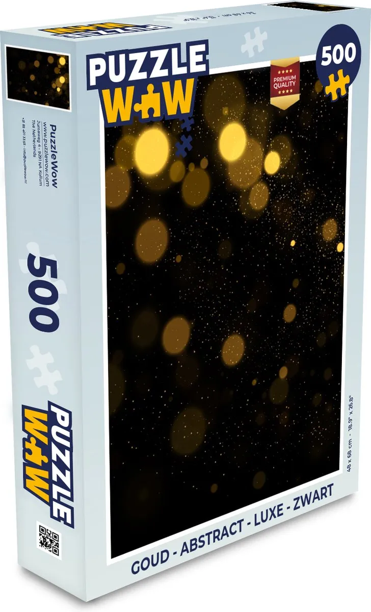 PuzzleWow Abstract Puzzel 500 Stuks - Multicolor