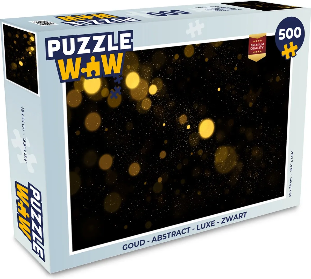 PuzzleWow Abstract Puzzel 500 Stuks - Multicolor