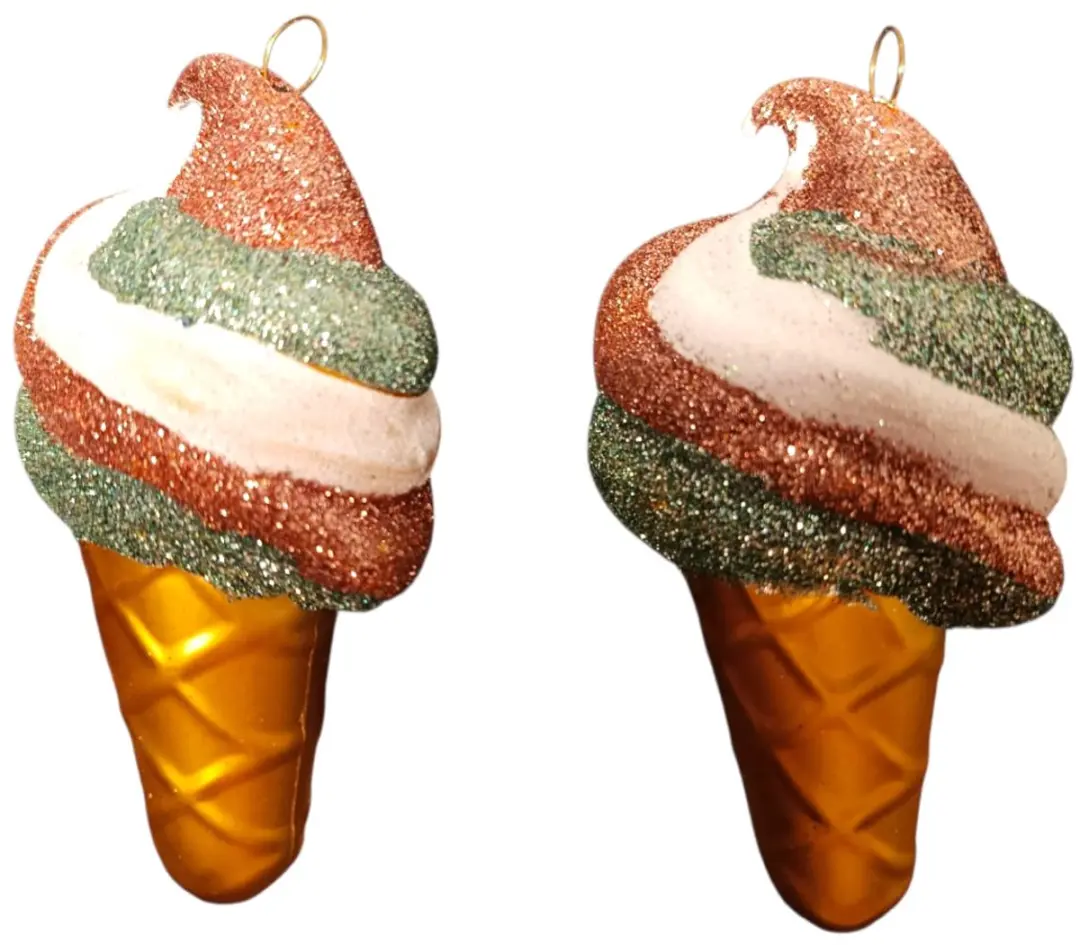 Kerstornament 10 cm lang