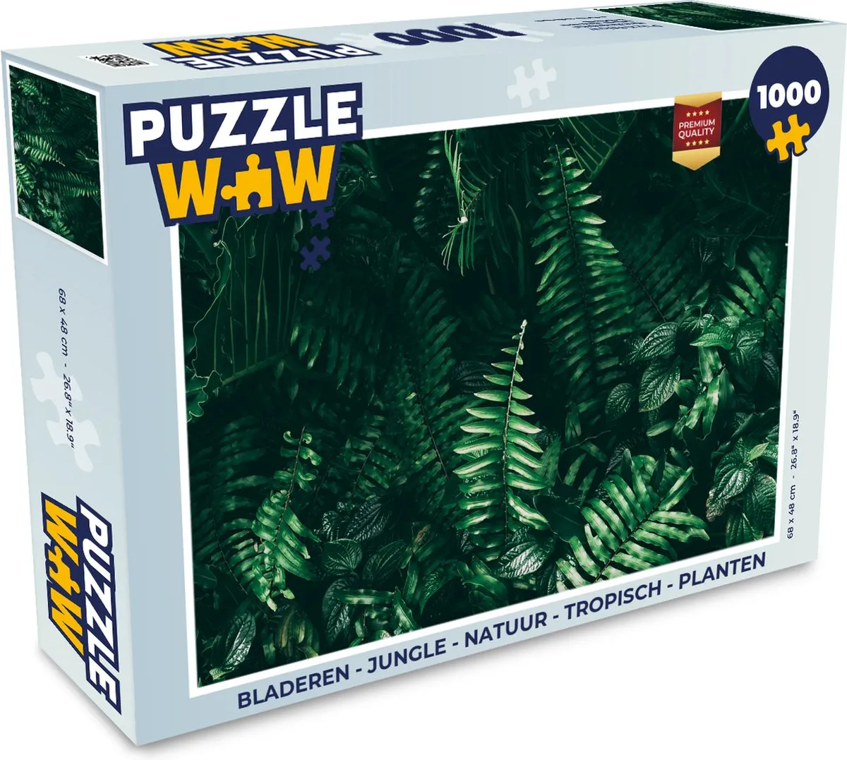 PuzzleWow Jungle Legpuzzel 1000 Stuks