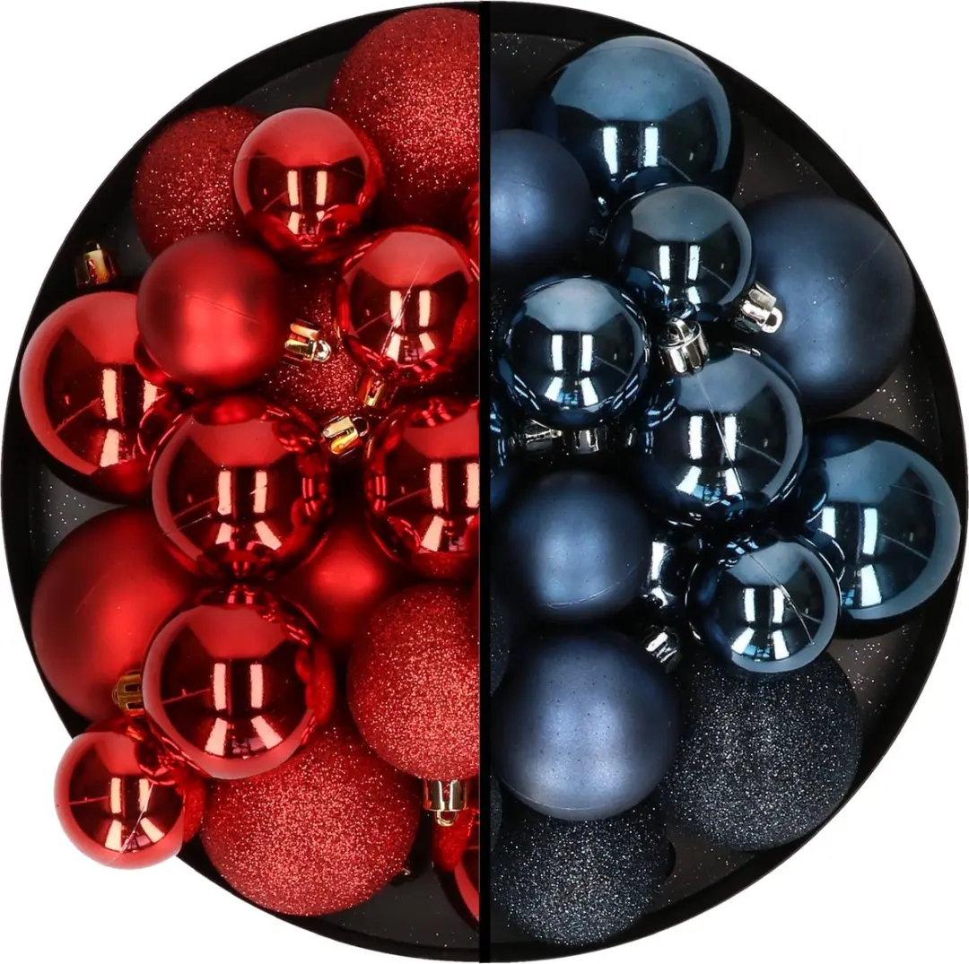 Kerstballen 60x stuks