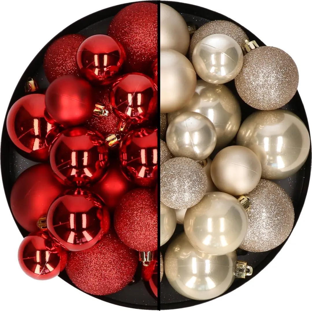 Kerstballen 60x stuks