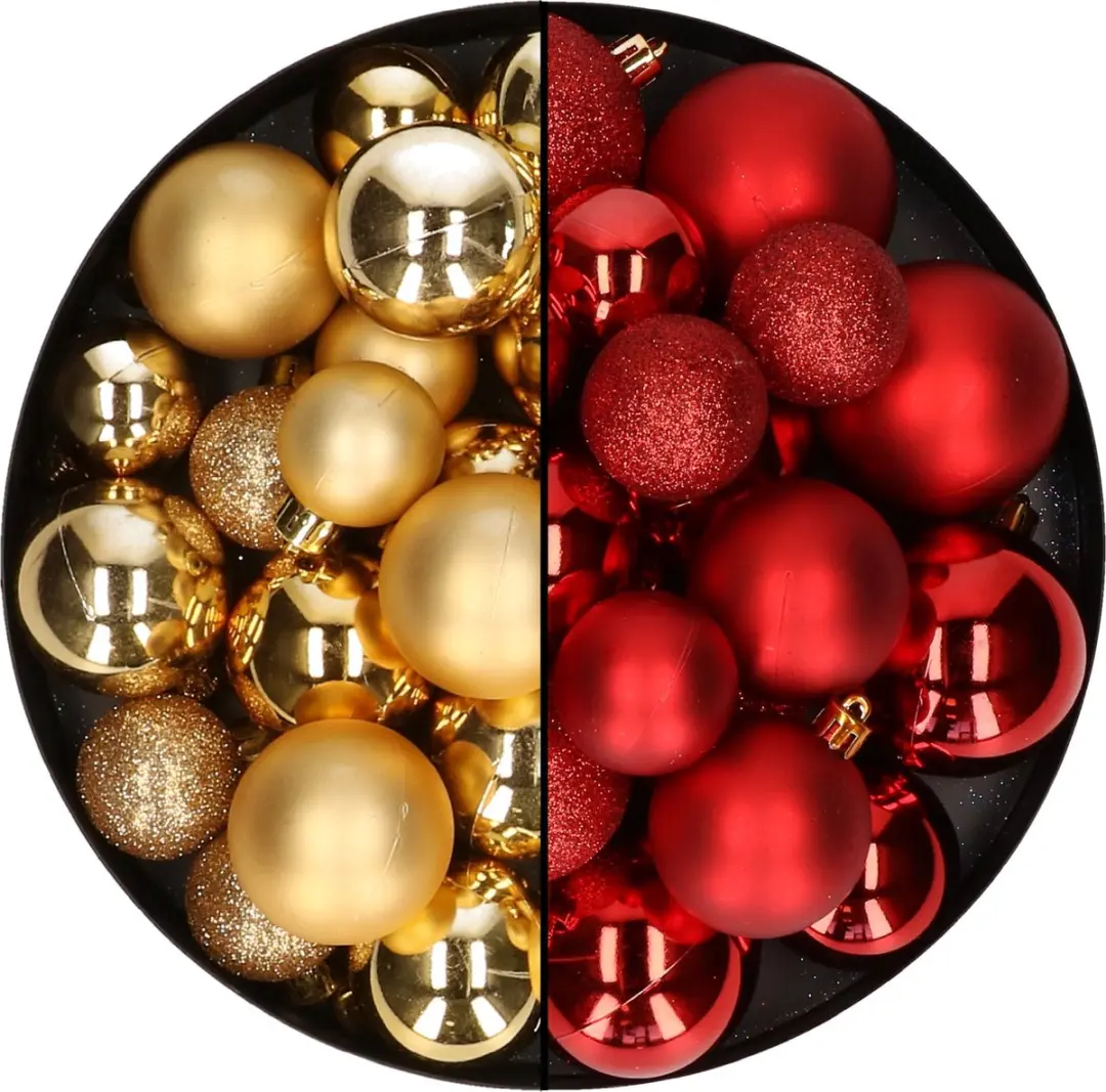 Kerstballen 60x stuks