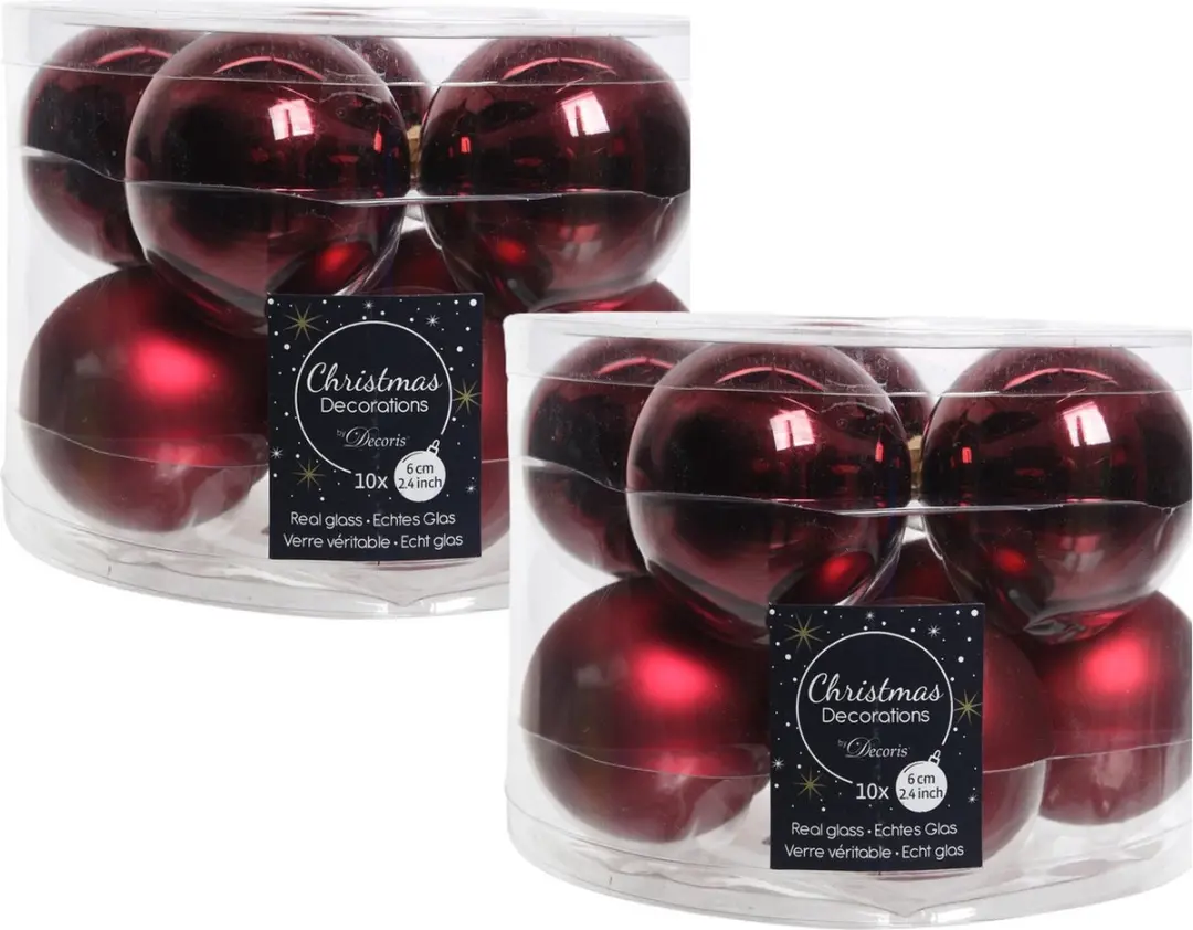Decoris Kerstballen set