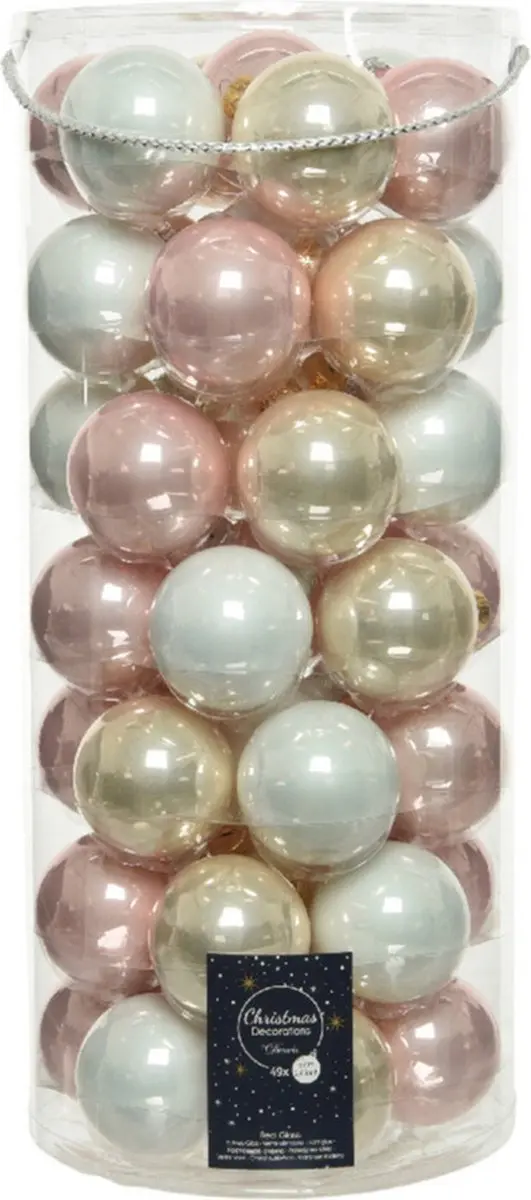 Decoris Kersballen Set 49 Stuks