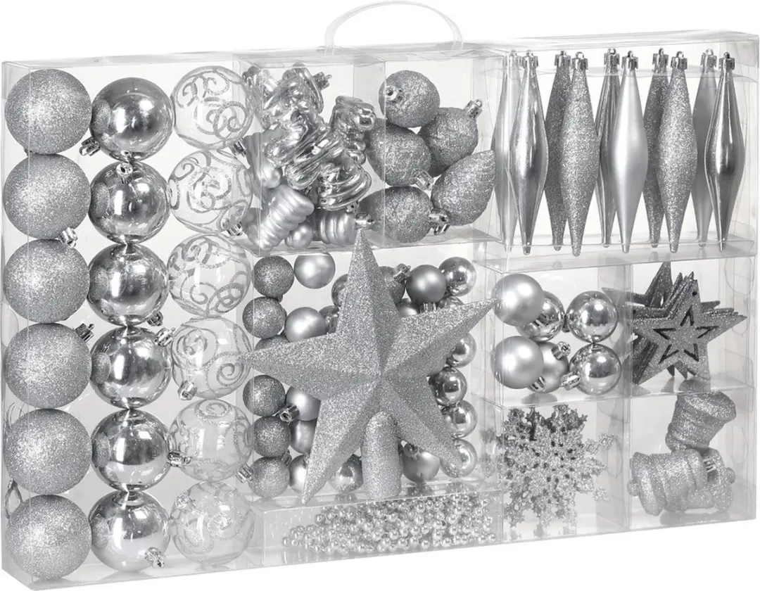 Deuba Kerstboallen Set 102 Stuks