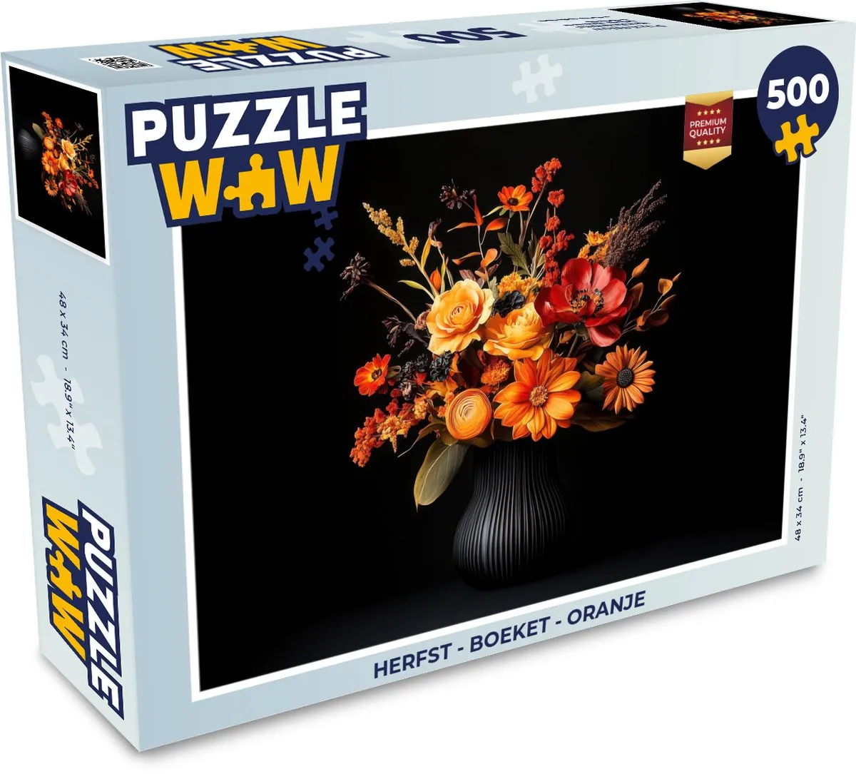 PuzzleWow Herfst Boeket Legpuzzel 500 Stuks