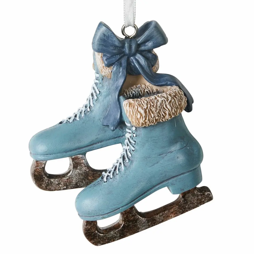 Loberon Papeta Hangers - 4 Stuks Blauw
