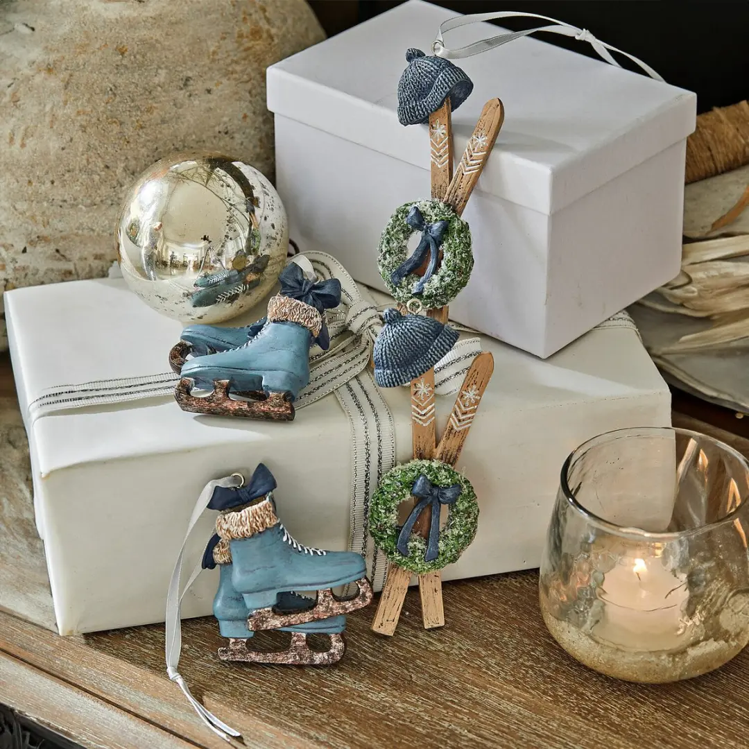 Loberon Papeta Hangers - 4 Stuks Blauw - afbeelding 6 van 6
