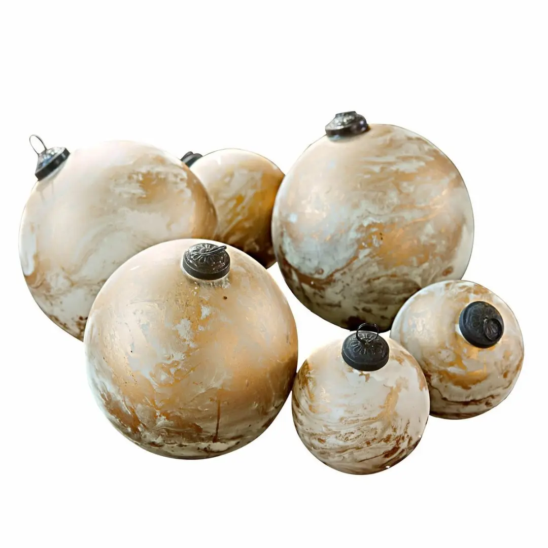 Loberon Kerstballen Set 6 Stuks