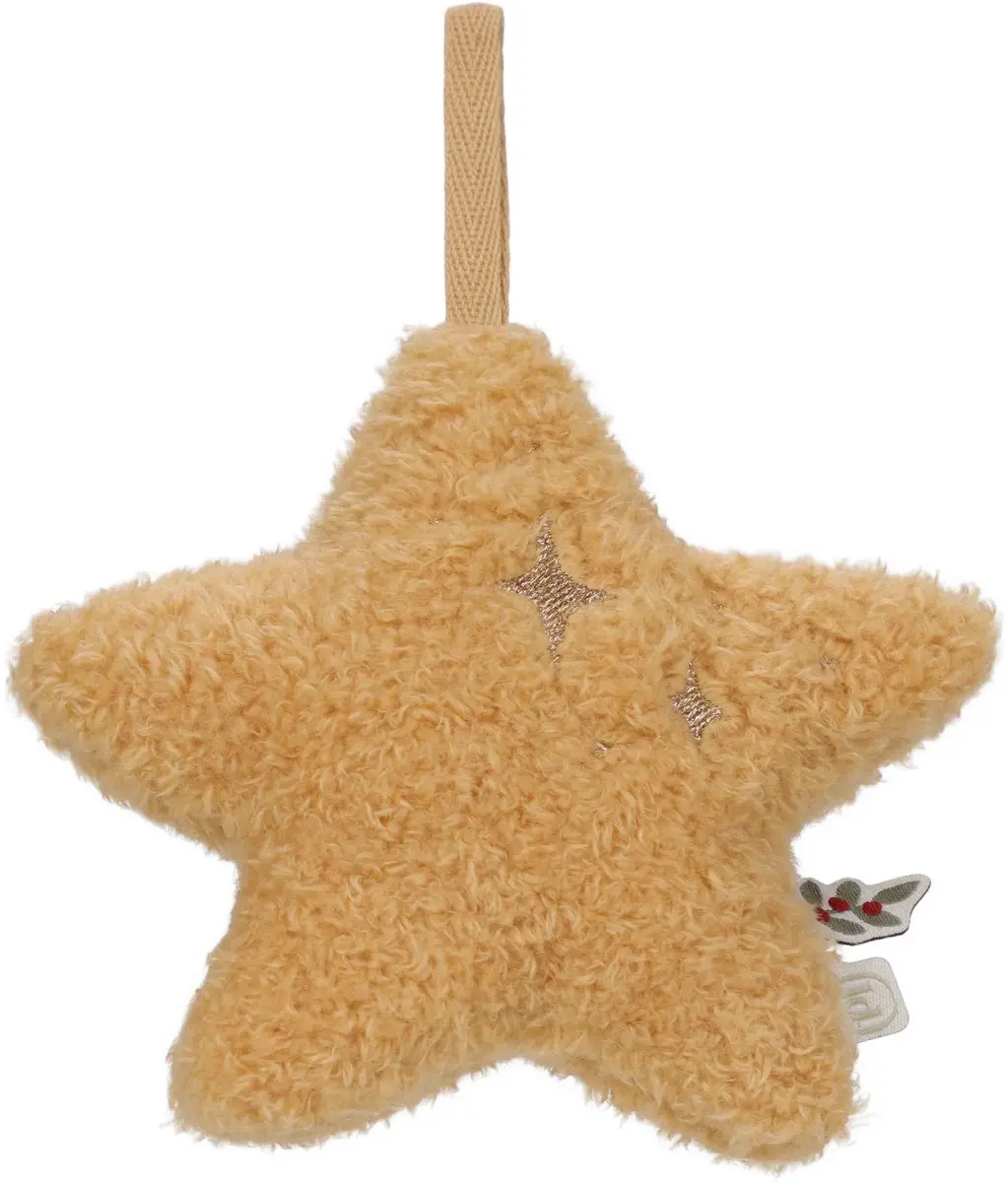 Little Dutch Jim Kerstboomhangers - 4 Stuks - Rood/Wit/Geel