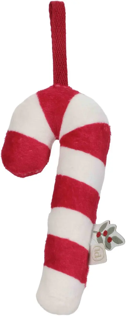 Little Dutch Jim Kerstboomhangers - 4 Stuks - Rood/Wit/Geel