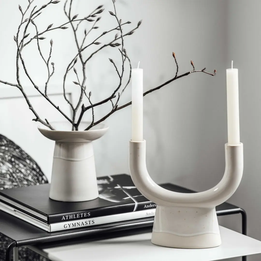 Like by Villeroy & Boch Kerzenhalter U-Form Winter Glow - Beige - afbeelding 5 van 5