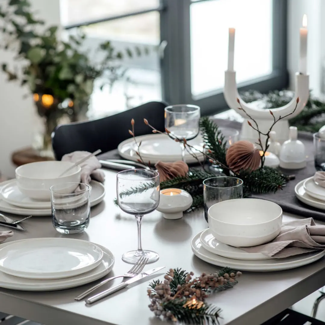 Like by Villeroy & Boch Kerzenhalter U-Form Winter Glow - Beige - afbeelding 4 van 5
