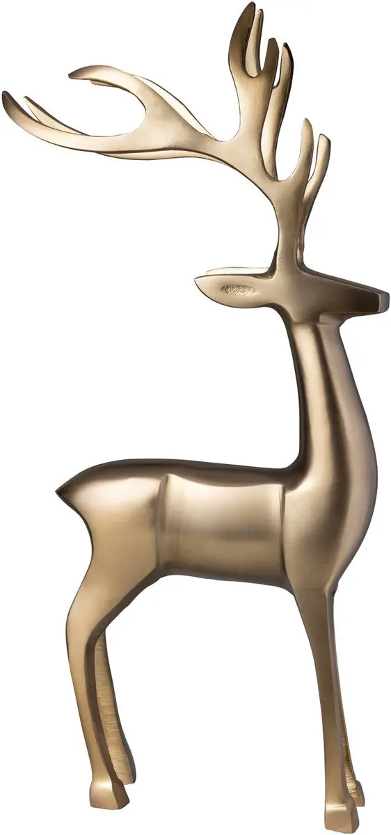 Dekofigur Hirsch Christmas Chic 44 cm