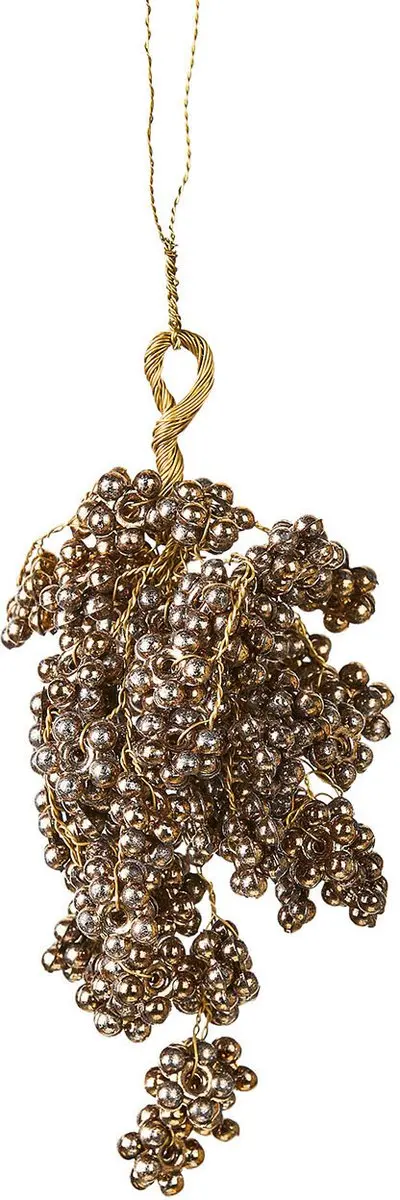 Loberon Hangers Fadira Goud - 6 Stuks Ø8cm
