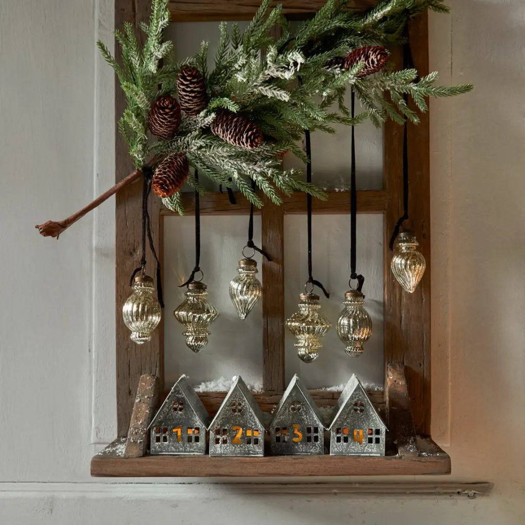 Loberon Kerstbal Set 6 Stuks - Ø6cm Zilver