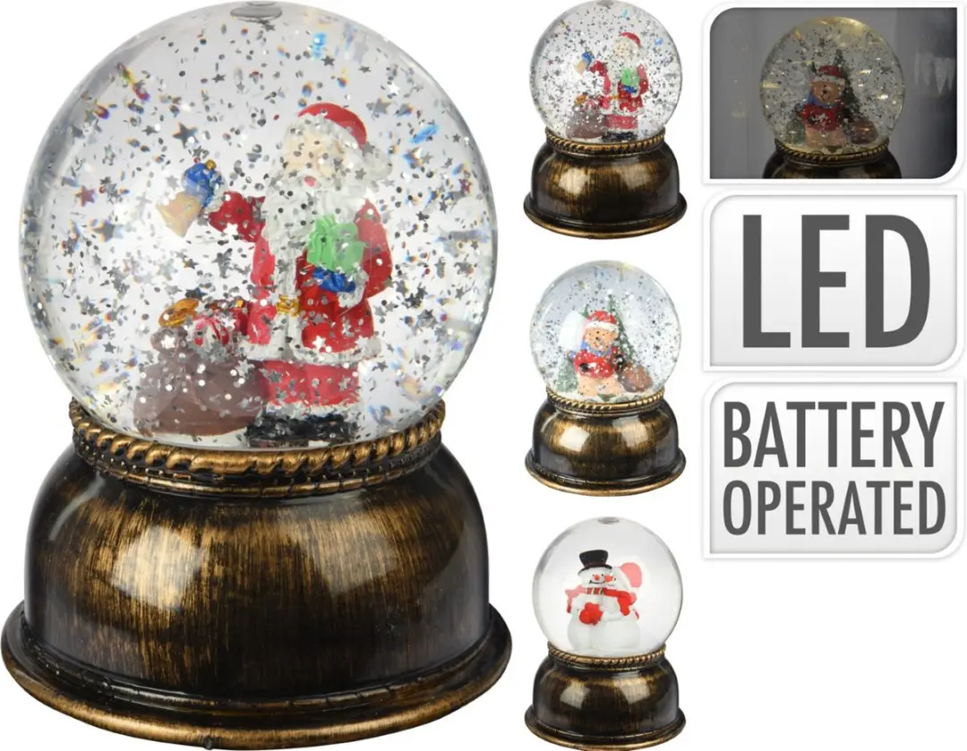 Koopman Kerst Sneeuwbal LED XL - Meerkleurig - afbeelding 5 van 6