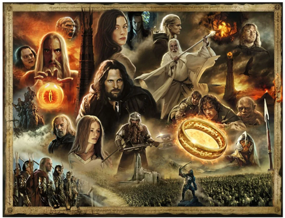 Ravensburger The Lord of the Rings Two Towers Legpuzzel 2000 Stuks - Multicolor