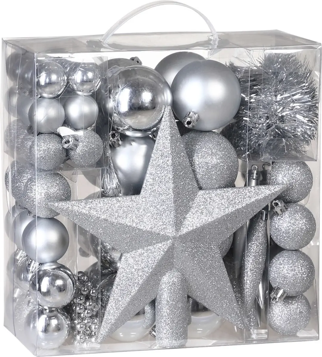 Deuba Kerstboallen Set 77 Stuks