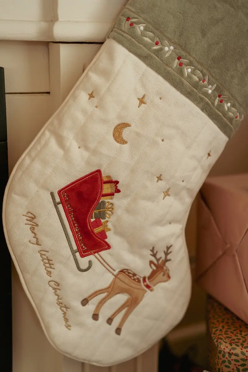 Little Dutch Kerstsok XL - Groen - afbeelding 4 van 5