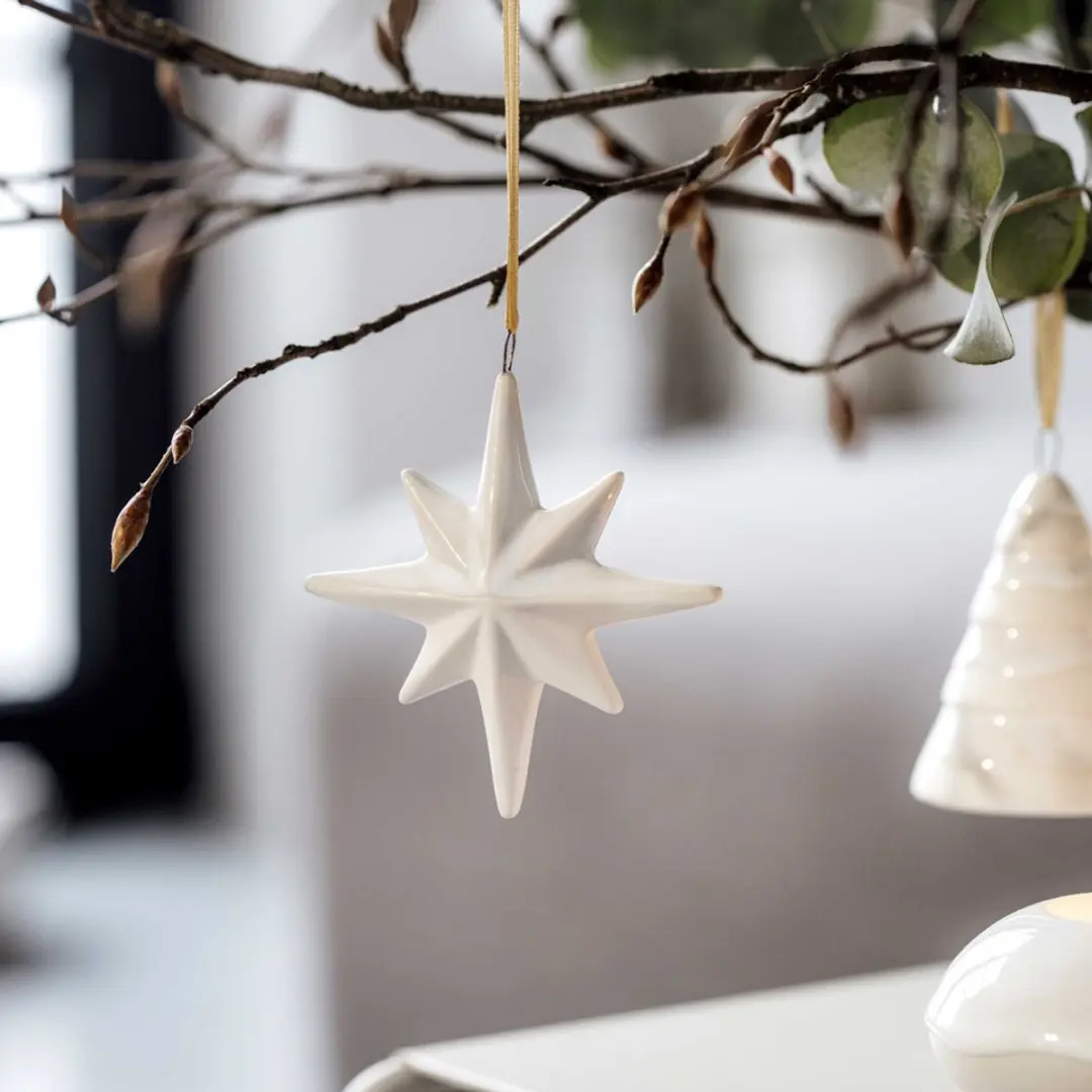 Like by Villeroy & Boch Ornament Stern Winter Glow - Beige - afbeelding 3 van 5