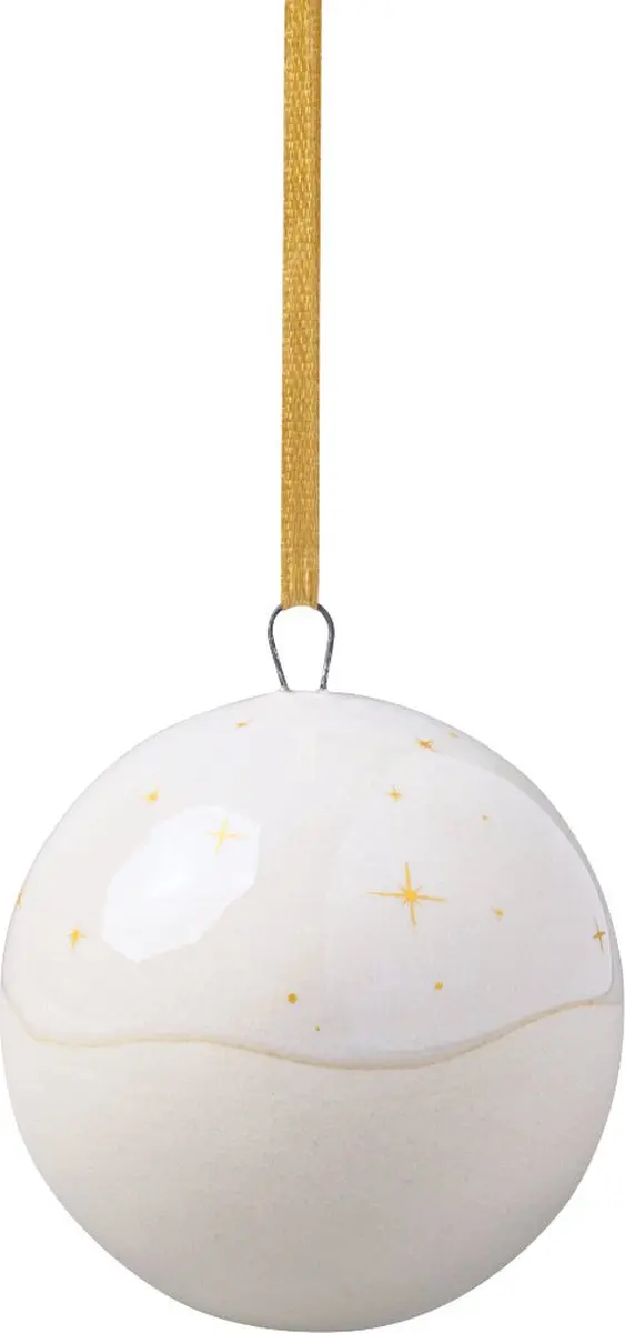 Like by Villeroy & Boch Ornament Kugel Winter Glow - Beige - afbeelding 6 van 6