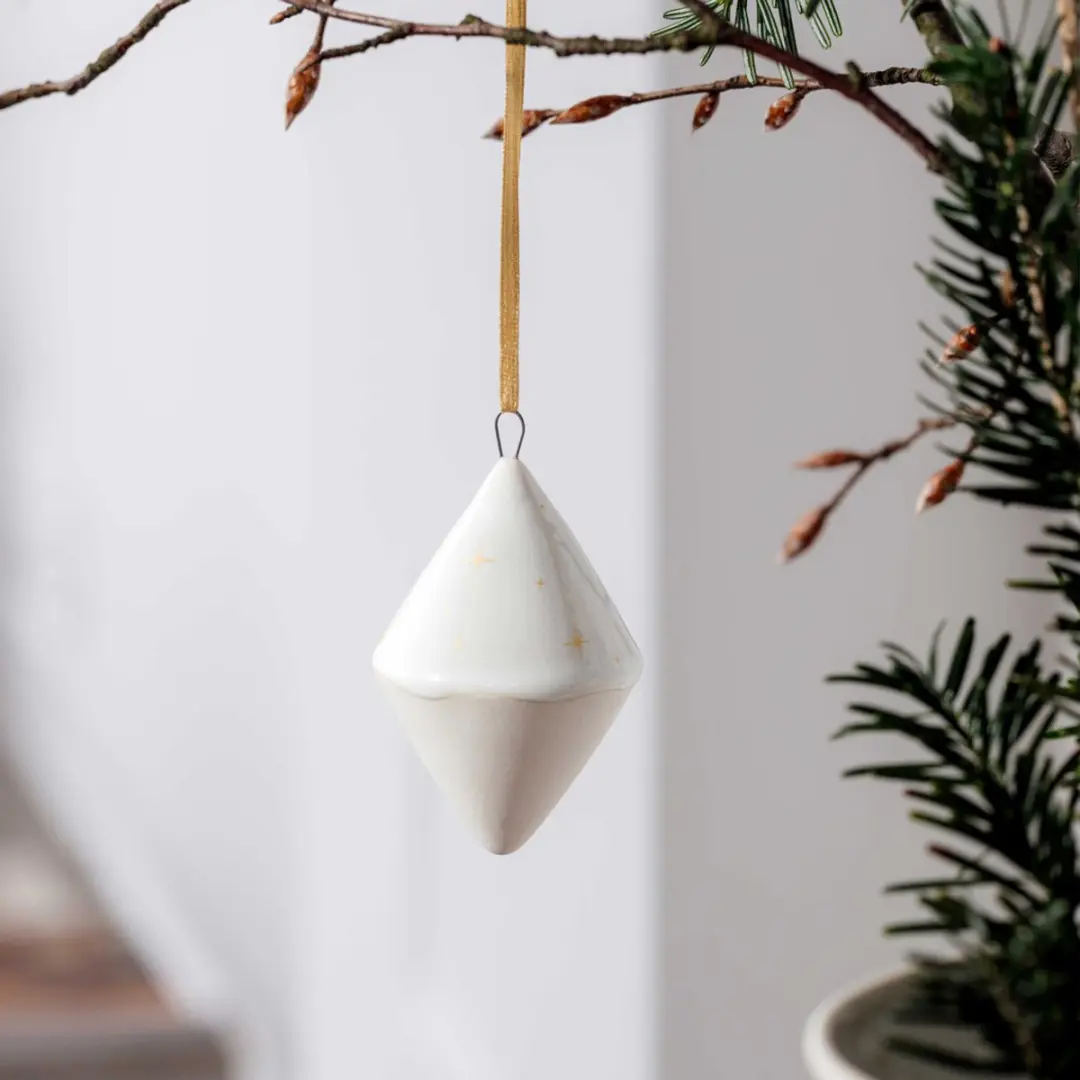 Like by Villeroy & Boch Ornament Doppelkegel Winter Glow - Beige - afbeelding 3 van 6