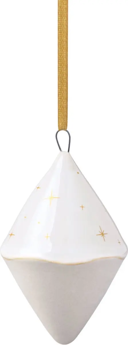 Like by Villeroy & Boch Ornament Doppelkegel Winter Glow - Beige - afbeelding 6 van 6