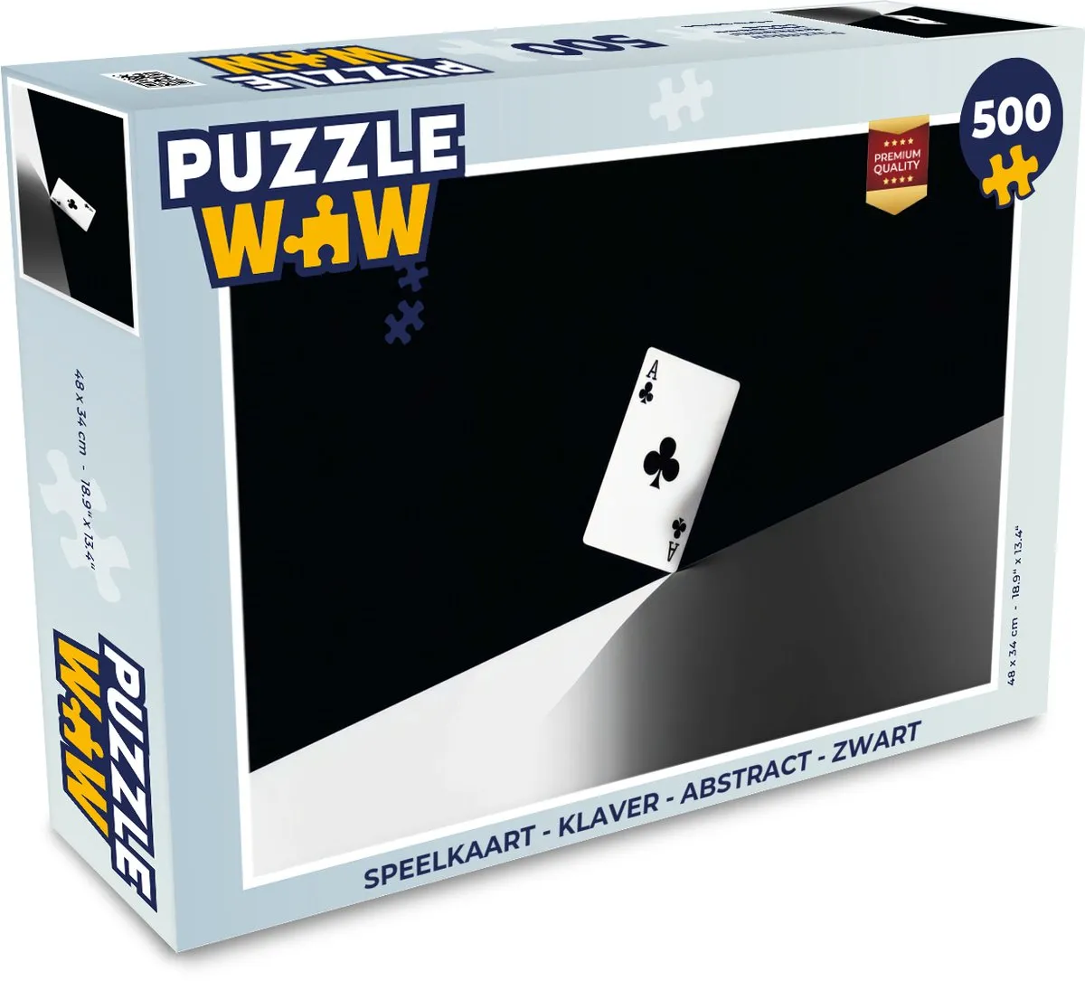 PuzzleWow Speelkaart Klaver Abstract Legpuzzel 500 Stuks