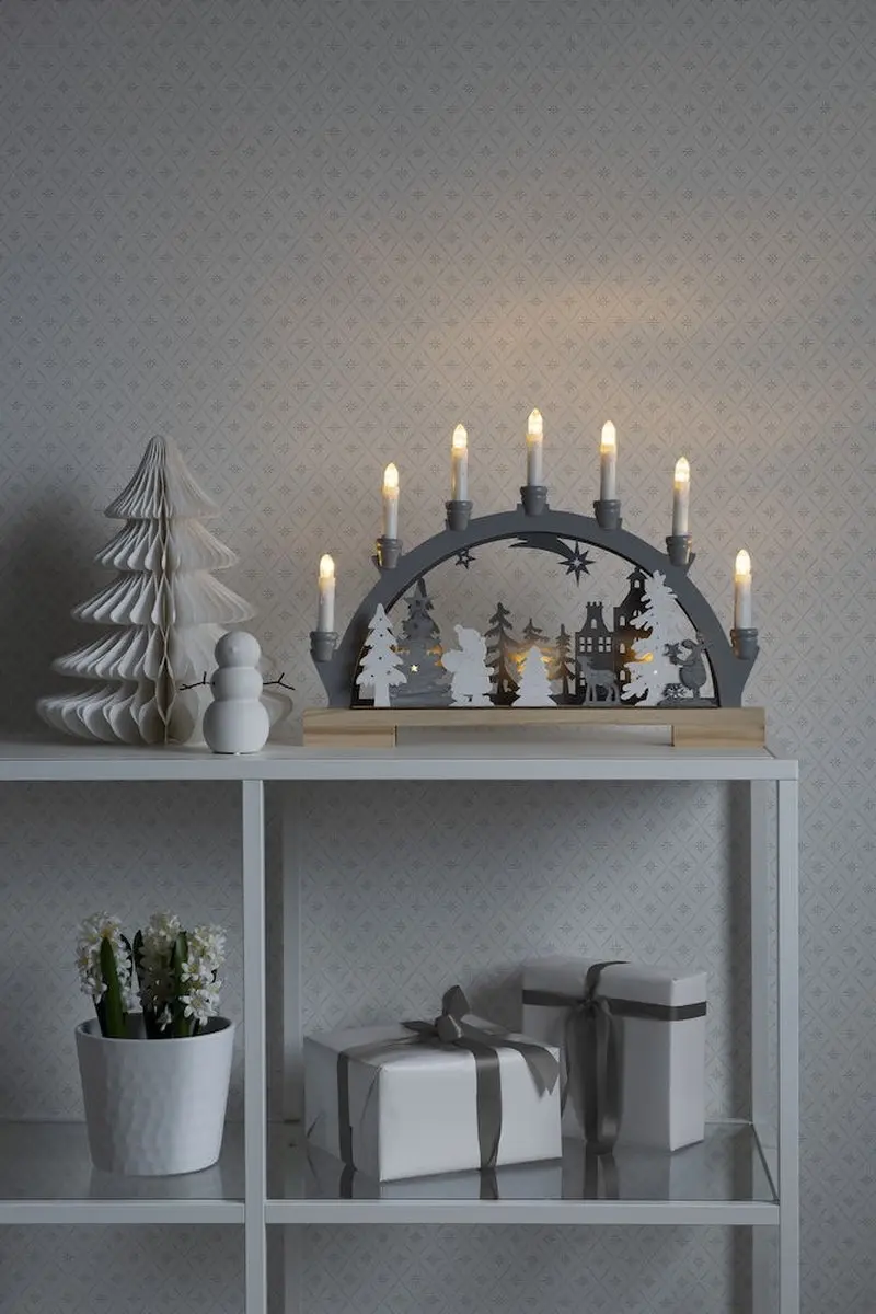 Konstsmide 3260-320 Kerstboog Bos Warmwit LED - Grijs - afbeelding 3 van 3