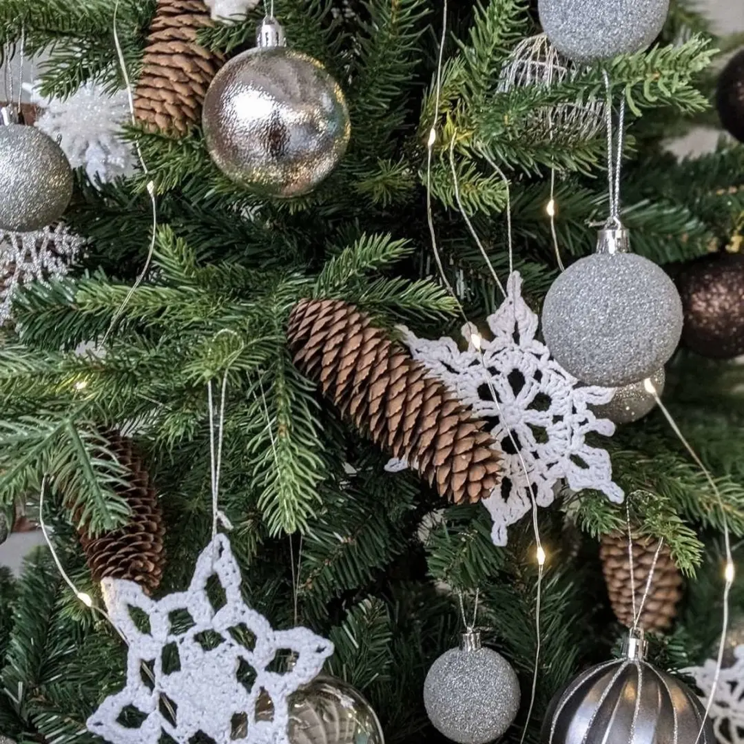 Decoris Kerstballen Set 30-delig - Zilver - Ø3cm
