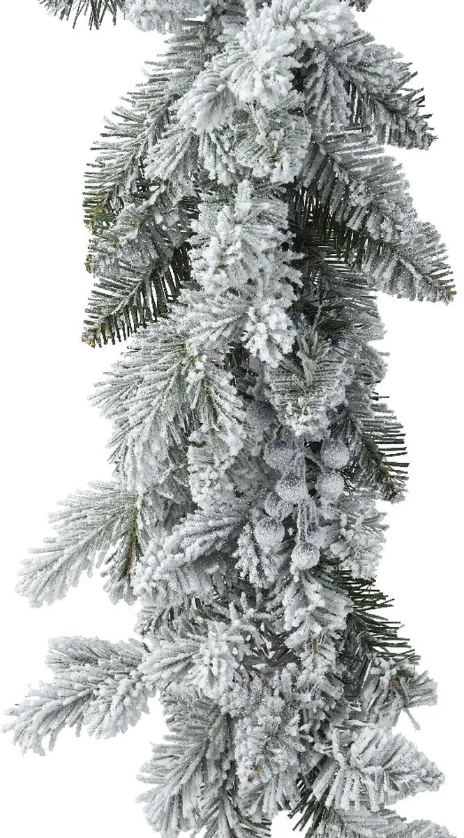 Kaemingk kerstguirlande besneeuwde aspe Ø 25 cm lengte 2,7 m