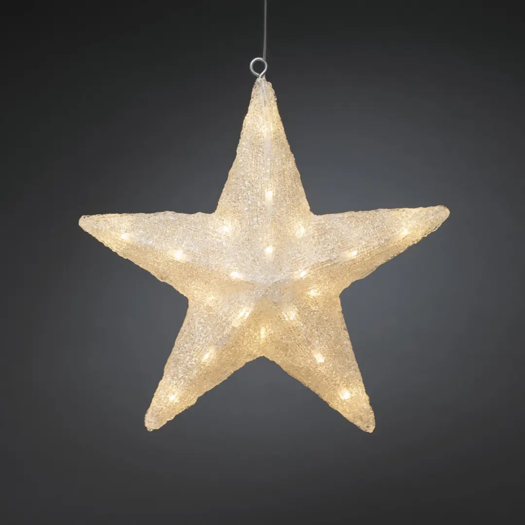 Konstsmide Verlichte Kerstster 40cm - 40 LED Warm Wit - Buiten - afbeelding 3 van 5