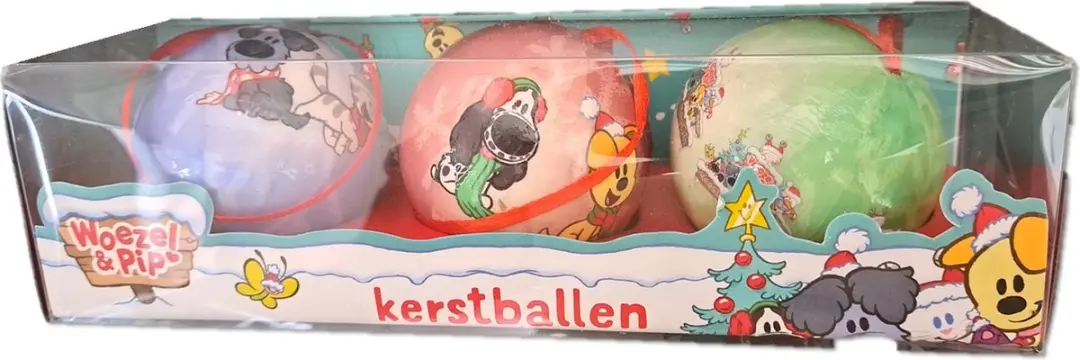 Woezel en Pip kerstballen