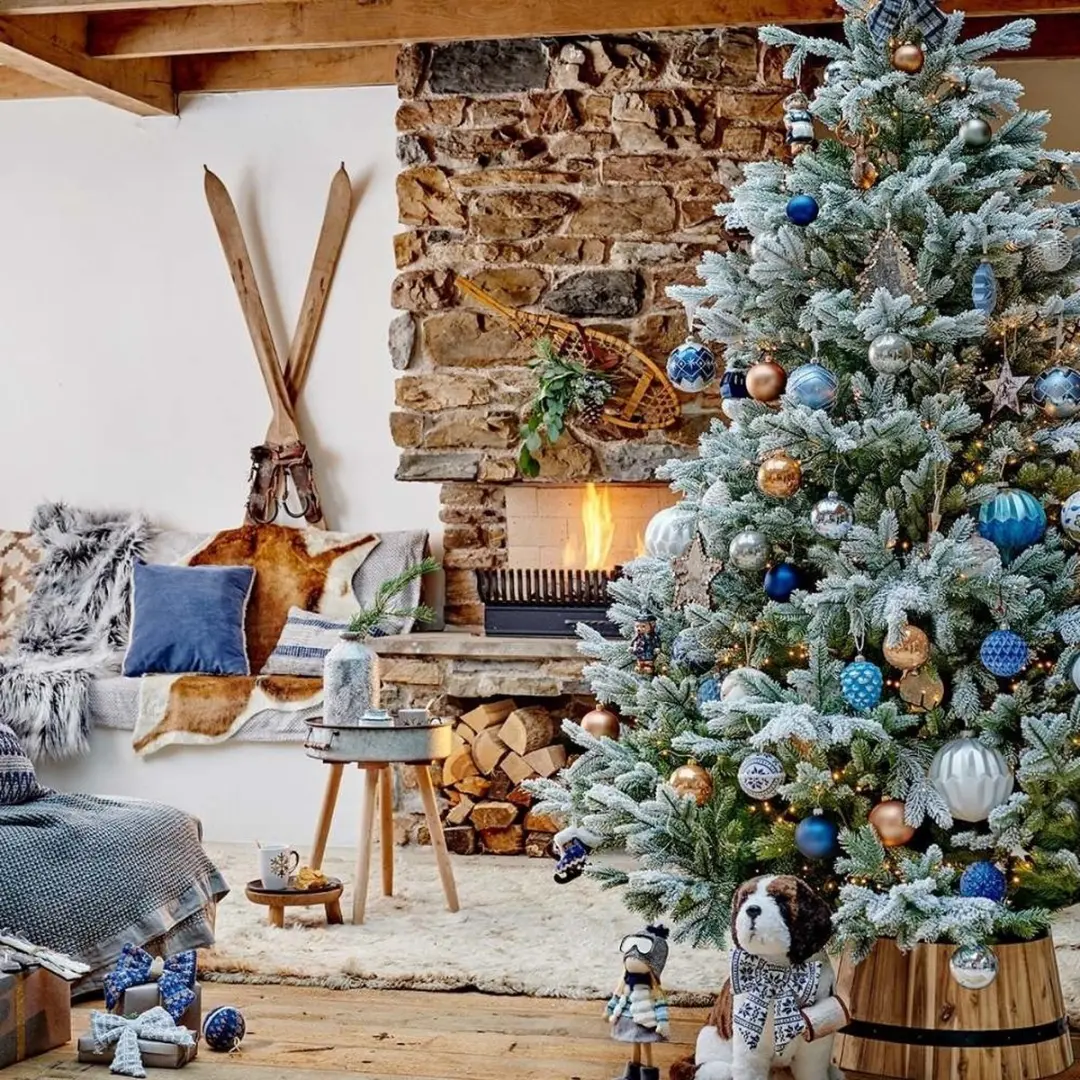 Decoris Kerstballenset 33 Stuks - Zwart - Ø6cm