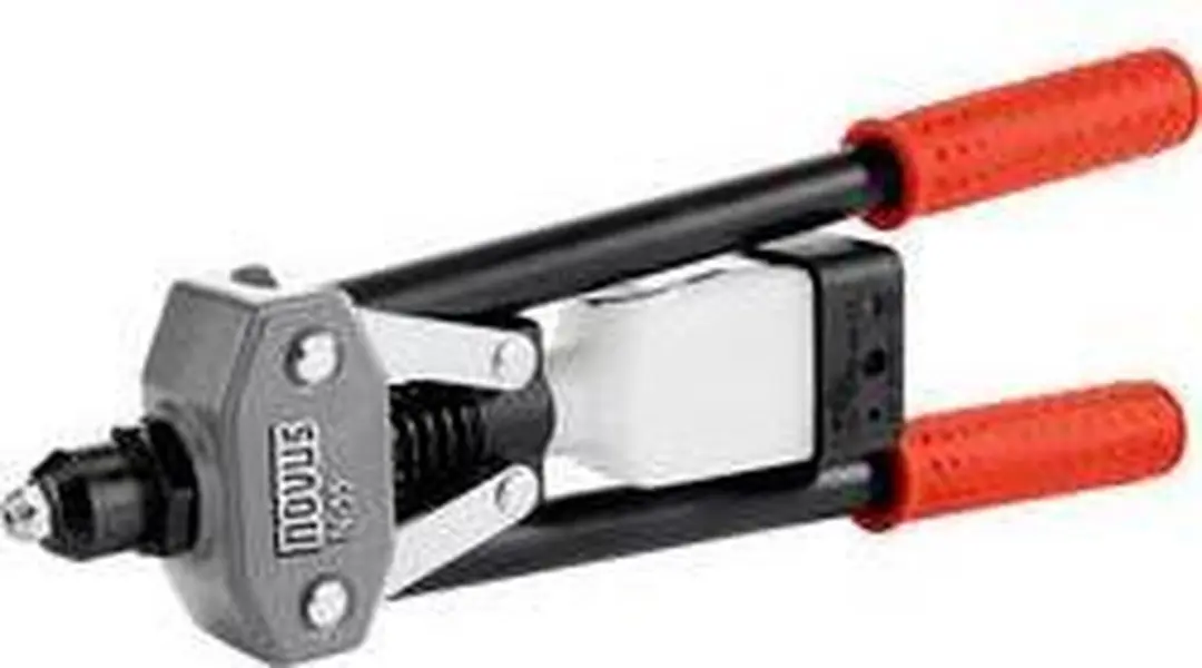 Novus Popnagel pistool N-55 Easy grijs en rood